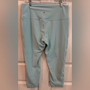 Lululemon Align HR Pant 23” Inseam Double Lined Size 14 Icing Blue